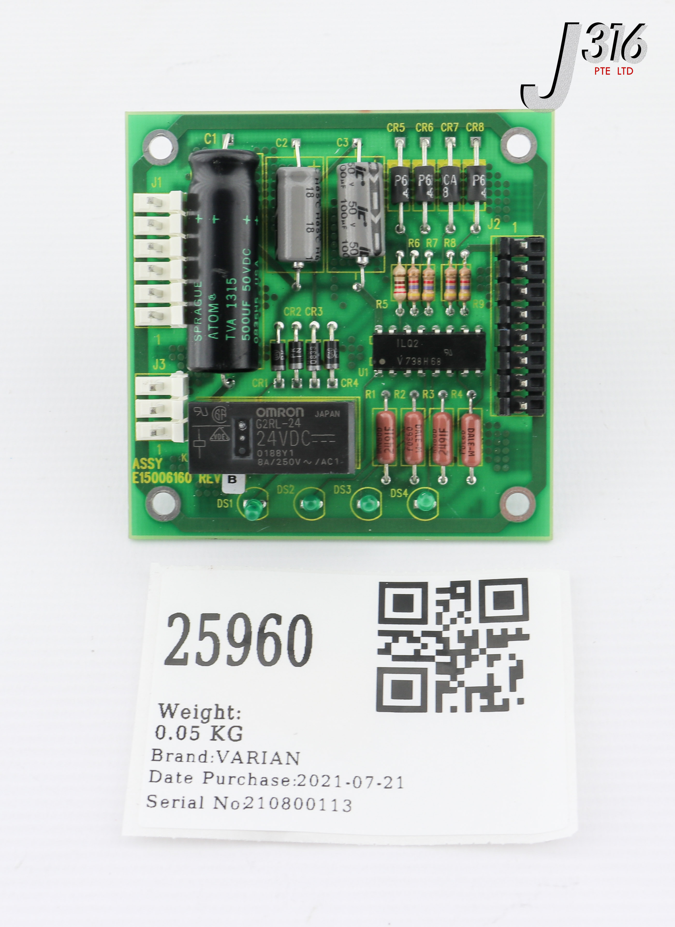 25960 VARIAN PCB ASSY E15006160 | eBay